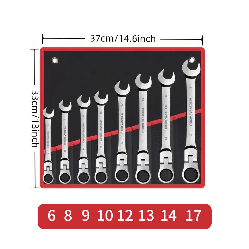 Набор трещоточных ключей из 6 штук, лидер продаж - Регулируемые ключи разных размеров двойного назначения для авторемонта