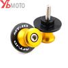Motorcycle Swingarm Spools CNC 6mm Slider Stand Screws For YAMAHA MT10 MT-10 2016- MT10 SP