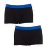Упаковка-2 Модные анатомические боксеры с лентой спереди BKK1UTR04BI для мужчин