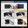 Mini Genuine Small Coin Card Case bills without [LS LASIEM] Men's Wallet, Tri-fold, Compact, Leather, Purse, Anti-Skimming (Black) - "Stores folding"