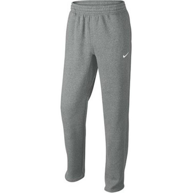 Nike Клуб OH Мужские флисовые прямые брюки Серый меланж 623455-063
