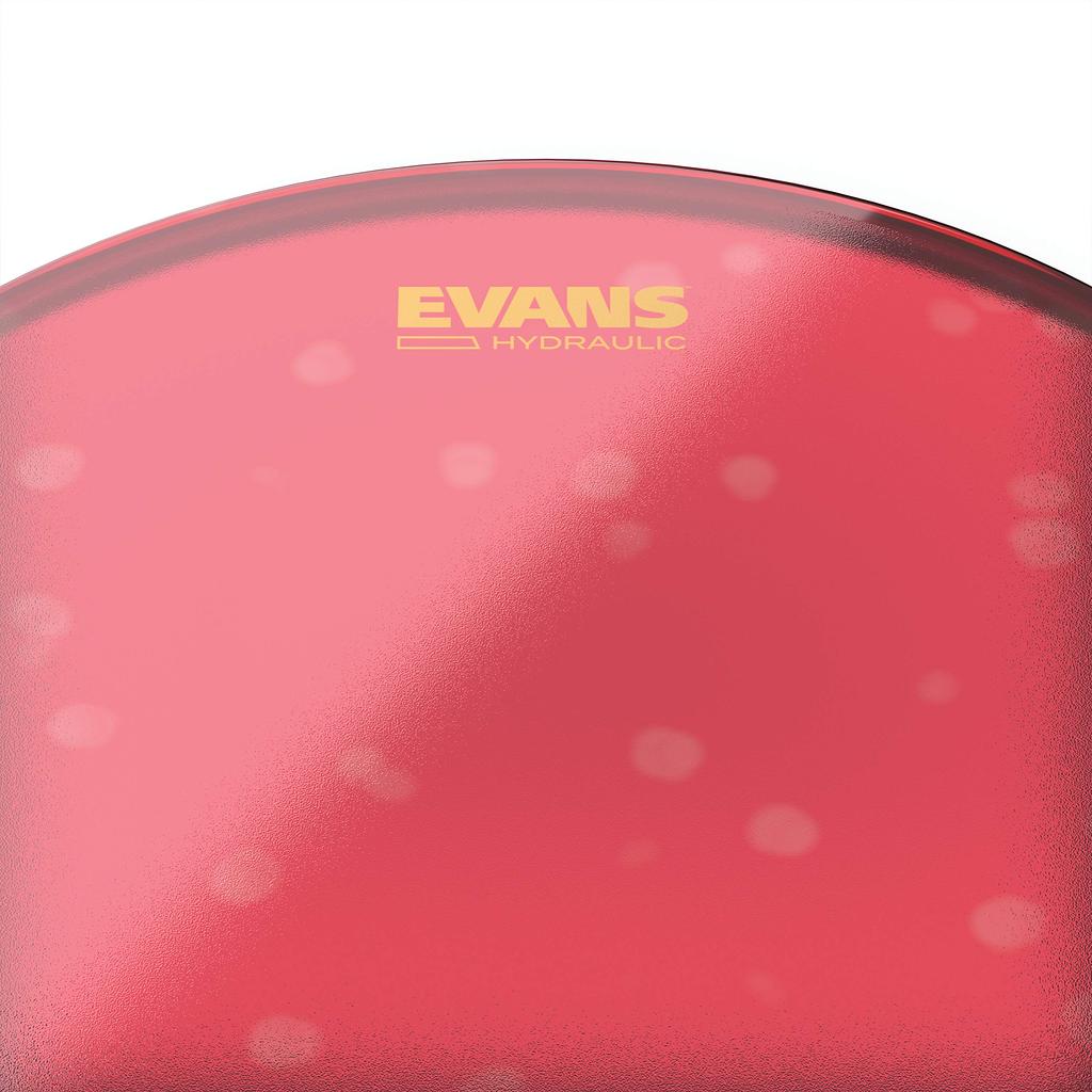 EVANS B14HR 14" Hydraulic Red Frosted Drumhead (2-ply, 7mil+7mil) [Official Japanese Product]