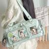 Star Chain Y2k Harajuku Shoulder Itabag Blue Girl Pain Bags Transparent Japanese Crossbody Bag Concert Korean Handbag