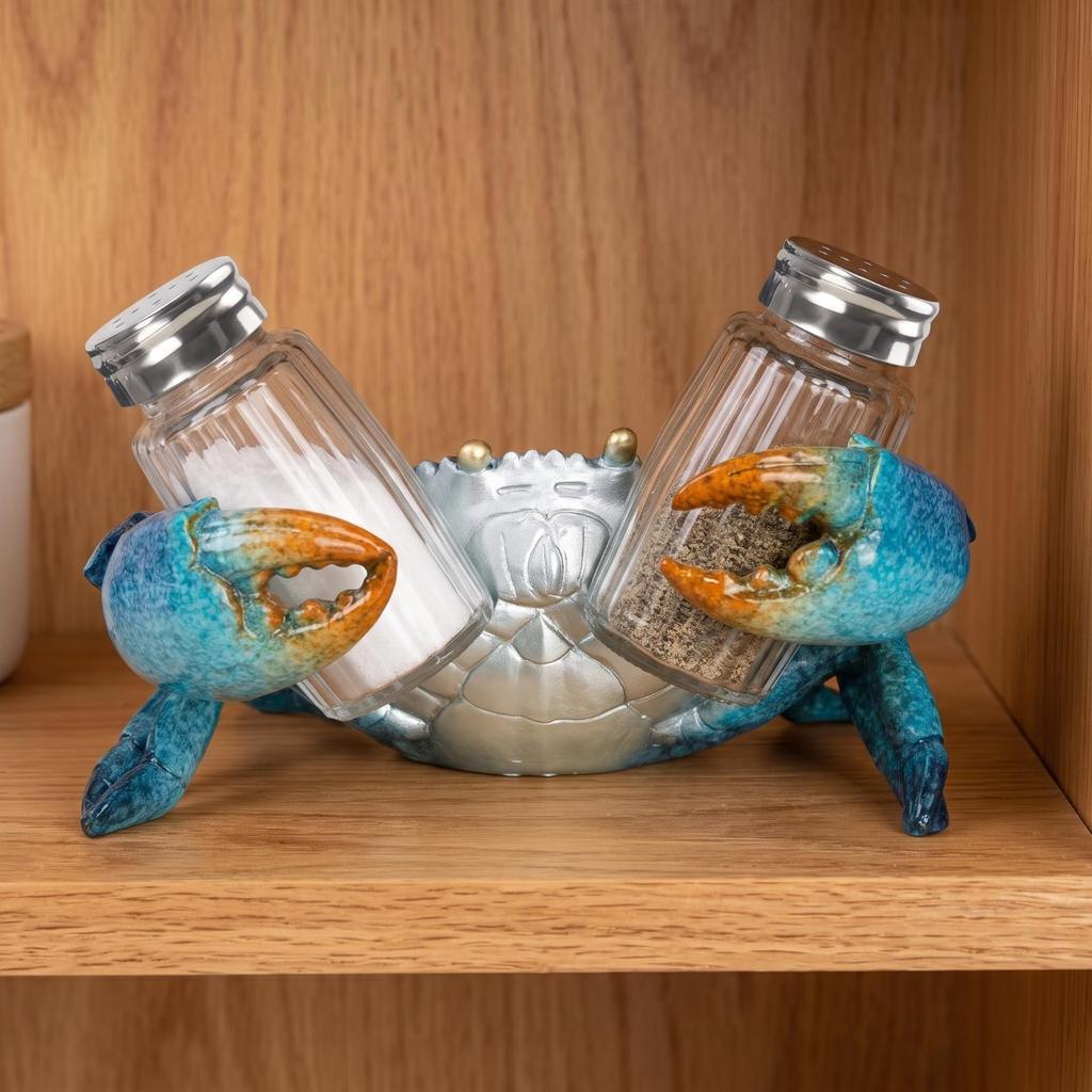 Condiment Bottle Holder with Glass Bottles Decorative Organizer Sturdy