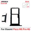 Для Xiaomi Poco M1 M1S M6 Pro 1G 1G Телефон Новый лоток для SIM-карты и SD-карты Держатель Черный