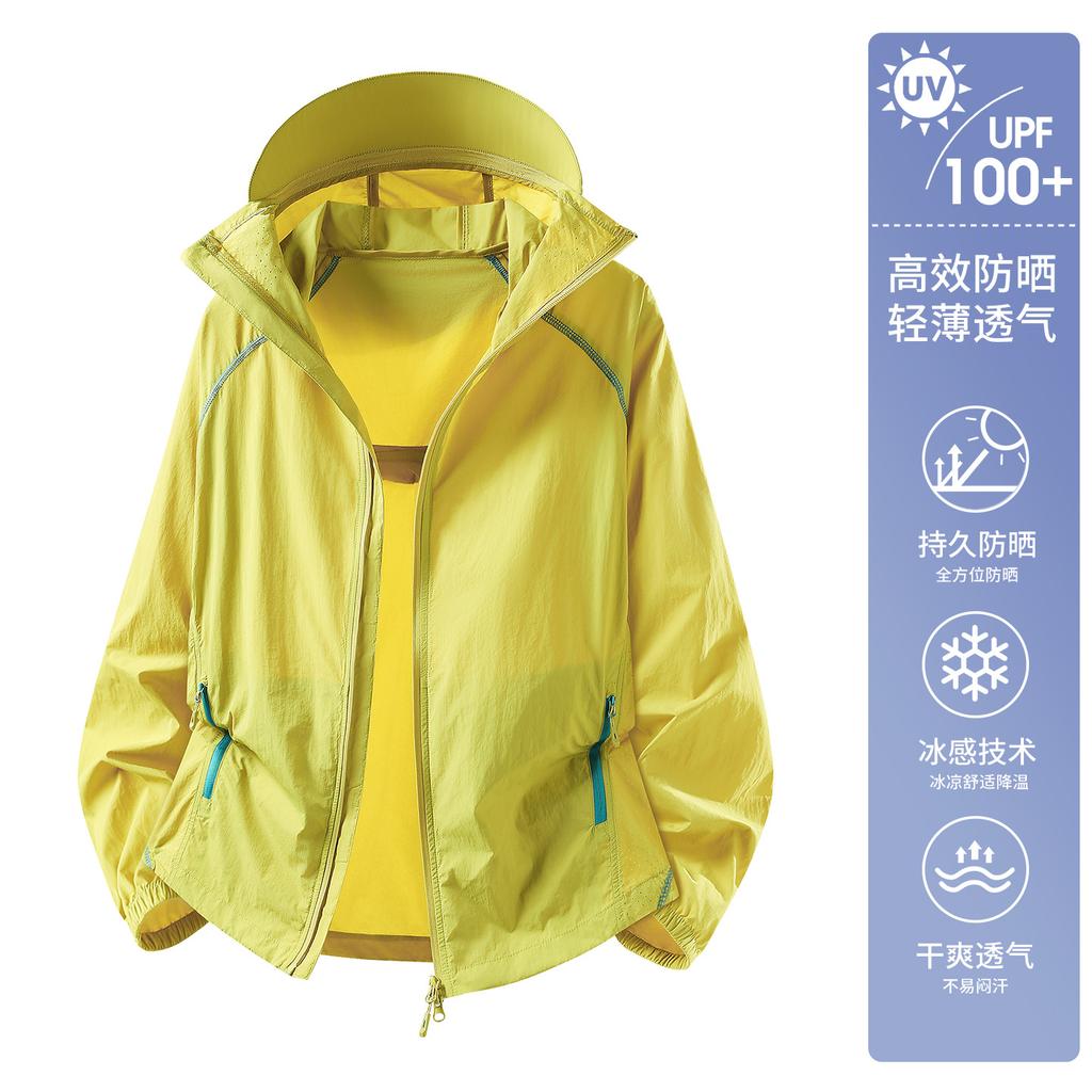 Ice silk sunscreen clothing women's 1011 new summer light and breathable sunscreen clothing men's UV protection loose couple jacket