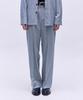 KEEP IT IN A SET Wide Fit Wool Slacks (Blue)