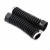 New 55mm 15 Knots Front Fork Cover Absorber Shock Protector Black 2PCS