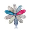 Fashion Accessories Wild Small Fresh Color Petals Brooch Acrylic Ladies Shawl Buckle Brooch
