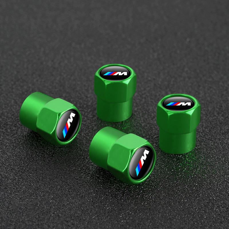 4Pcs Car Styling Wheel Tire Valve Caps Cover For BMW M Sports E36 E39 E46 E60 E90 E90 F10 F30 G20 G21 G30 G11 F15 X5 Accessories rlzh86
