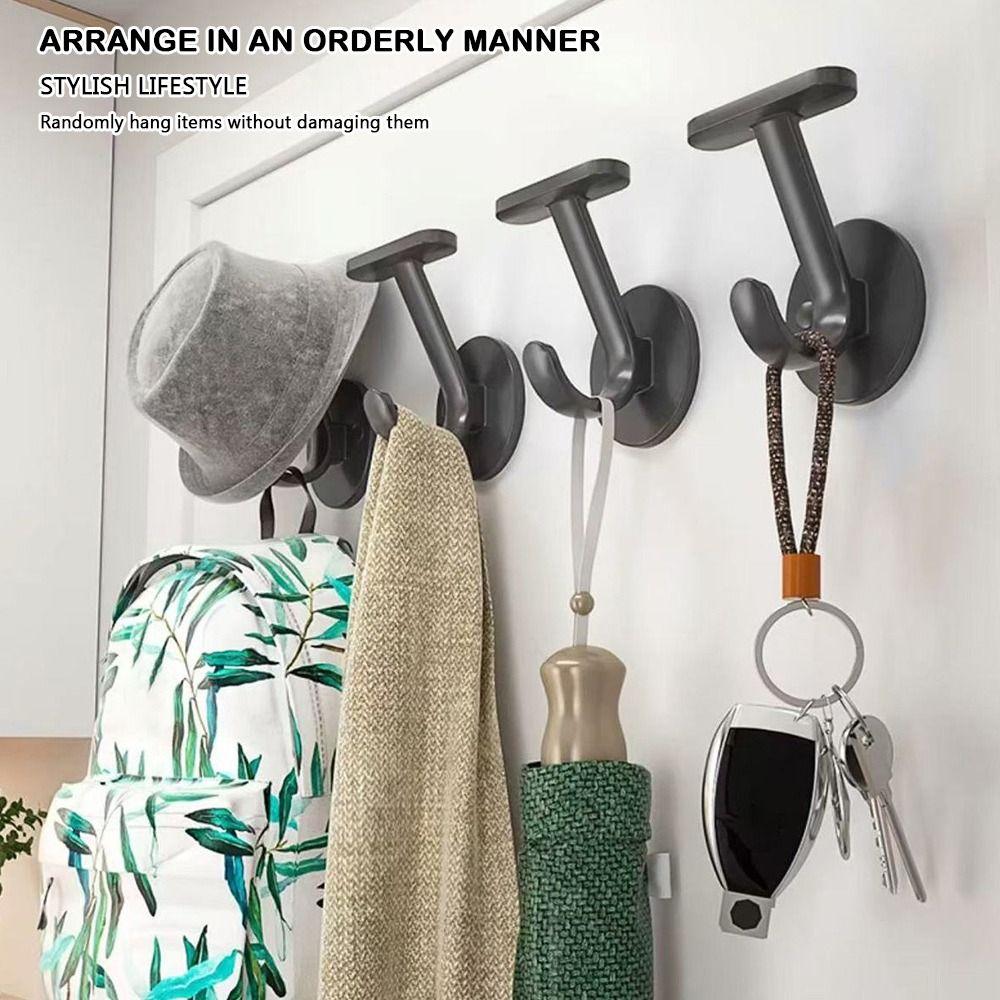 Настенная вешалка для пальто многоцелевой J-образный крючок настенный органайзер крючок для одежды шляпа ванная комната кухня