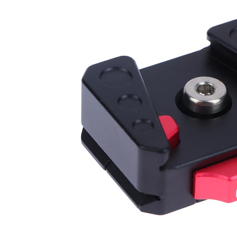 Quick Release Mount Plate Board Anti-Shake Clamp V Port For Tripod Dslr Cage