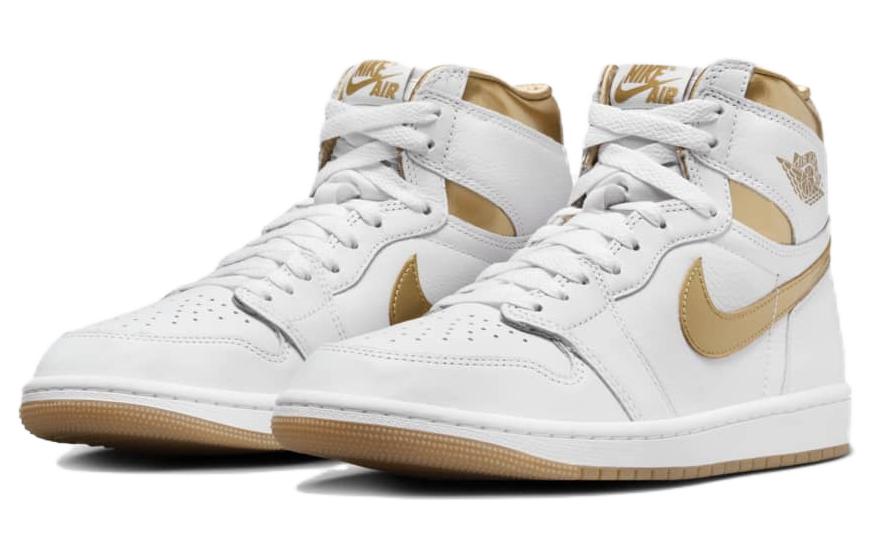 Jordan 1 Ретро Высокие OG Металлик Золотой Женские FD2596-107