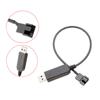 Usb To 4Pin Pwm 5V To 12V Boost Line Usb Sleeved PC Fan Power Adapter Connector Converter Cable For PC Cooler Fans Cooler