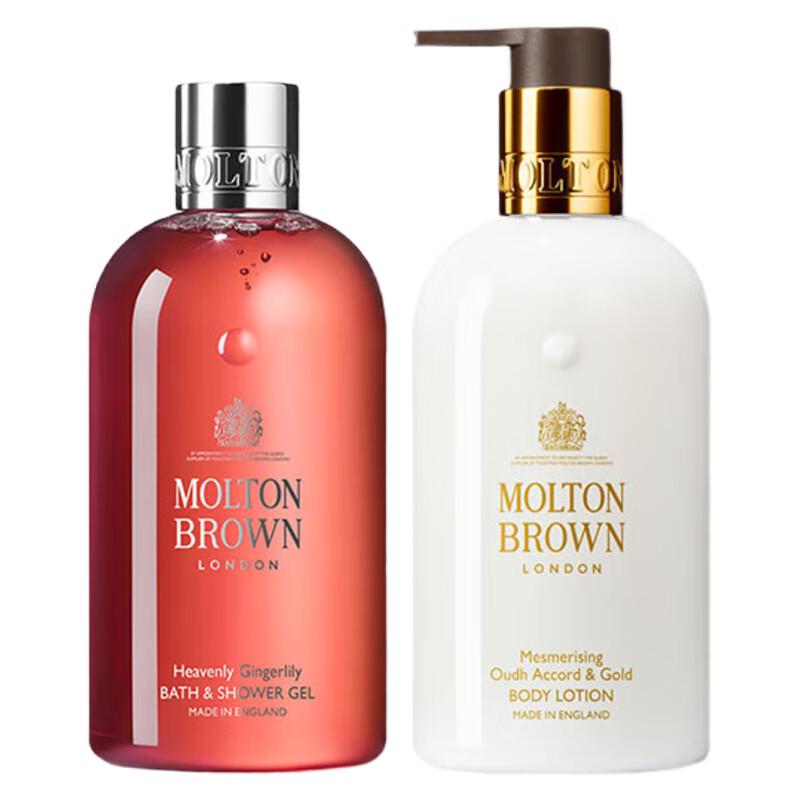 Набор геля для душа Molton Brown Heavenly Gingerlily и лосьона для тела с аккордом уда