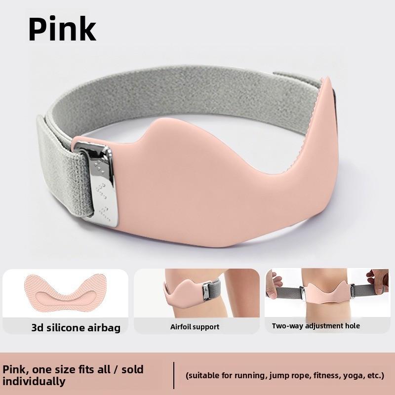 Airbag Silicone Patellar Band for Professional Running, Providing Shock Absorption and Fixation for The Meniscus, Adjustable Sports Knee Brace