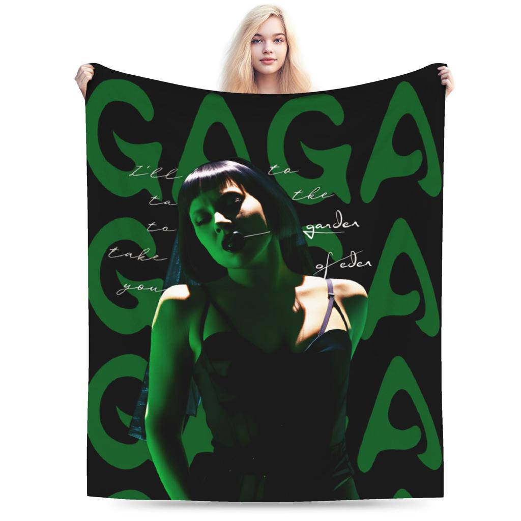 Леди Гага The Mayhem Ball 2025 Тур по Великобритании Пледы Теплый Мягкий Плюшевый Плед Для Детей Домашний Декор Фланелевое Покрывало Постельное Покрытие