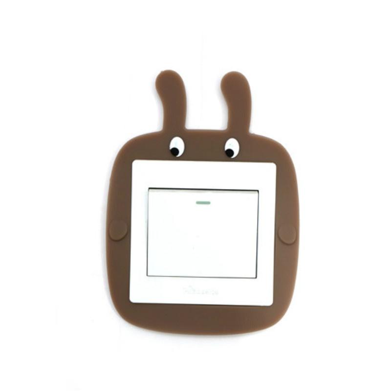 Обложка Декор детской комнаты Флуоресцентные настенные силиконовые наклейки с выключателем