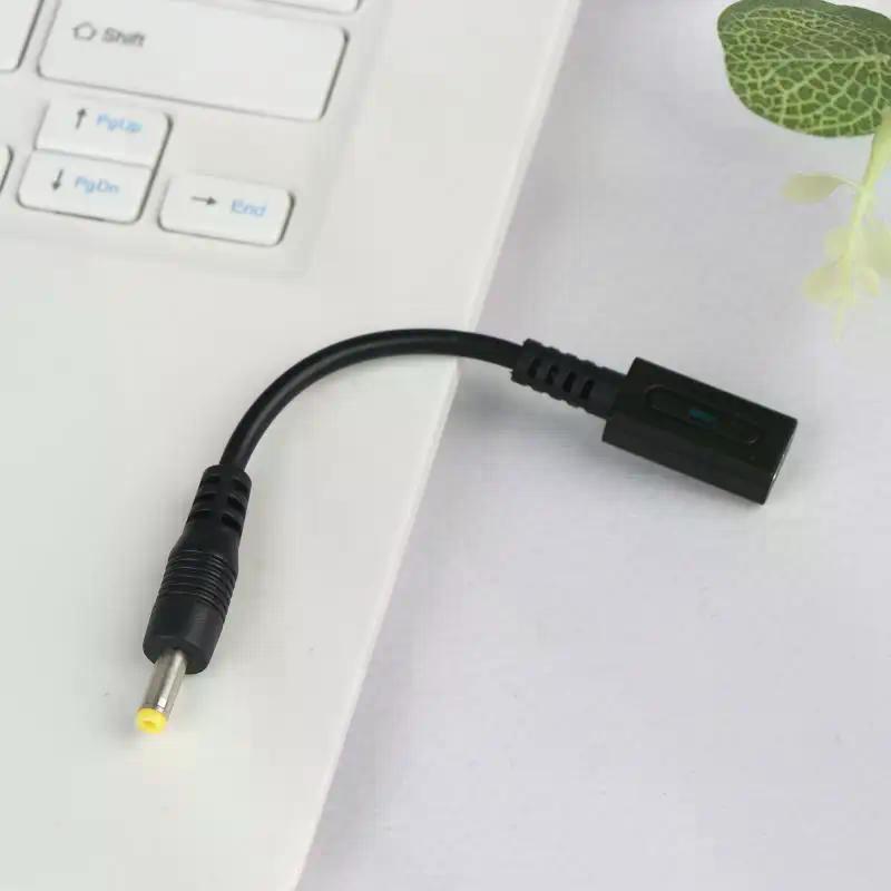 Кабель-адаптер для зарядки от USB, провод питания контроллера со светодиодным индикатором для портативных устройств 2-в-1, быстрая зарядка