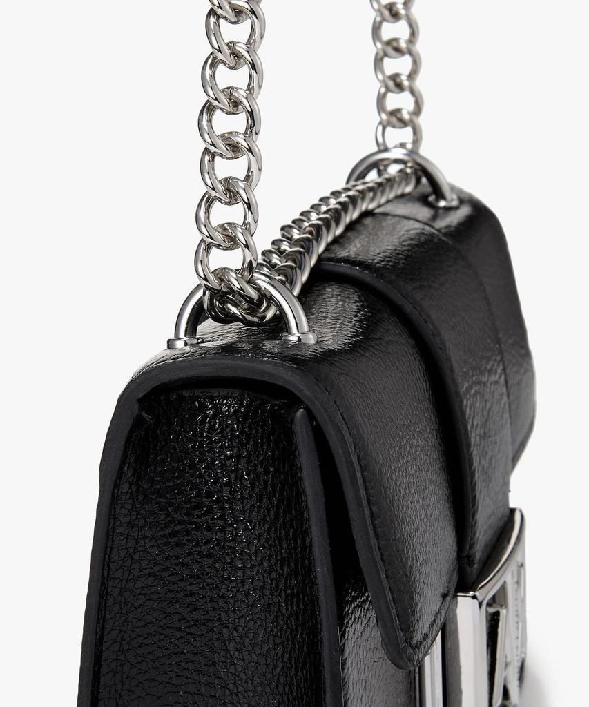 Женская сумка через плечо Armani Exchange с металлической застежкой-логотипом _Черный_A425170501