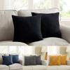 Cushion Cover Home Thickened Linen Pillowcase, Sofa Pillow, Bedhead Soft Package Cushion 2PC