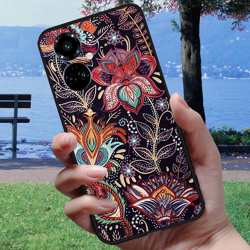 Чехол для Tecno Camon 19 Camon19 Neo 3D Рельефный Тисненый Чехол для Телефона Для Tecno Camon 19 Pro 4G 5G Neo Мягкий Силикон Мультяшный