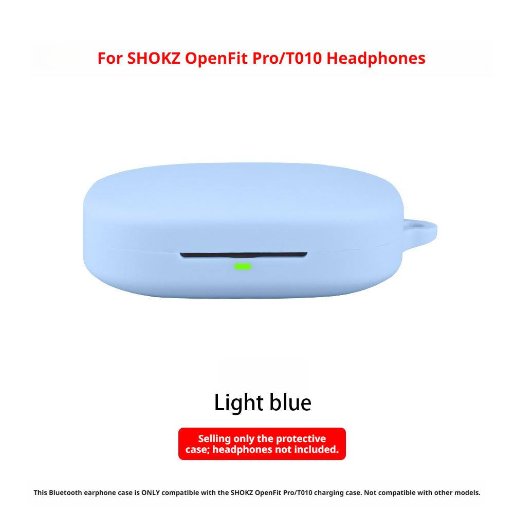 Soft Silicone Protective Case For Shokz Openfit Pro T010 Anti Scratch Shockproof Full Cover Charging Case Protector Electronics