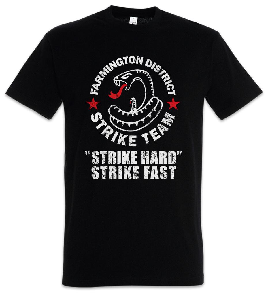 STRIKE TEAM SHIELD T-SHIRT - The Shield Farmington PD Vic Mackey Series Snake