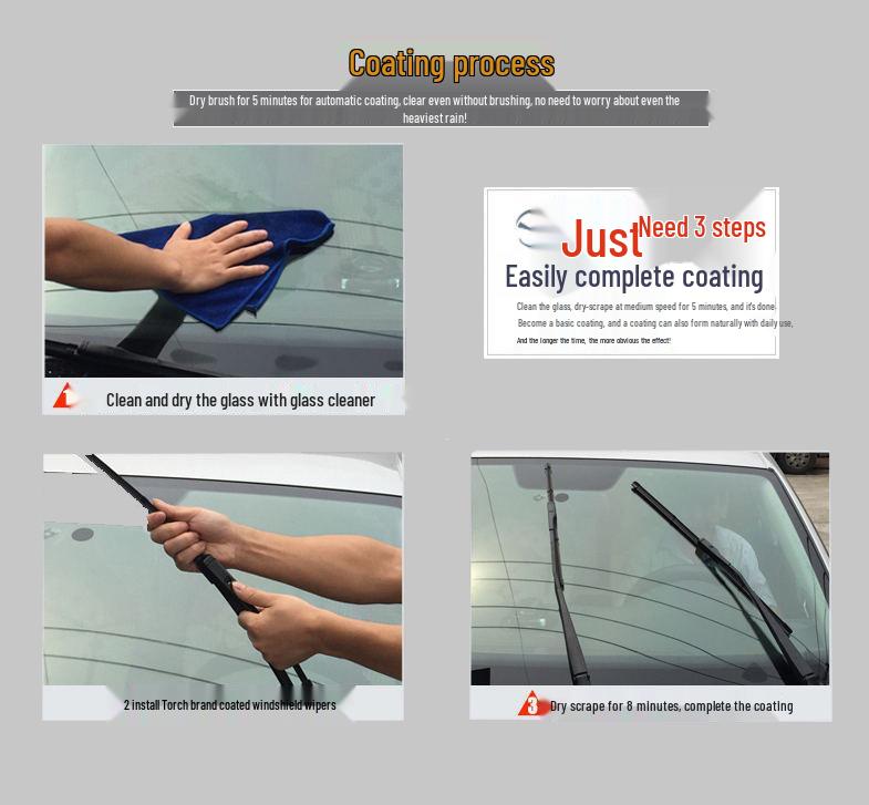 Venucia T70D50 Silicone Coated Wiper Blade for R50R30 & D50 Morning Wind Smart Wipers