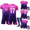 2425England Away Jerseys Sports Team Uniform Set Football Training Suit Set
