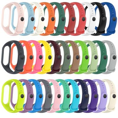 Ремешки для часов Xiaomi Mi Band 7 6 5 4 3 starp браслет силиконовый браслет ремешки для запястья комбинированные аксессуары для смарт-часов