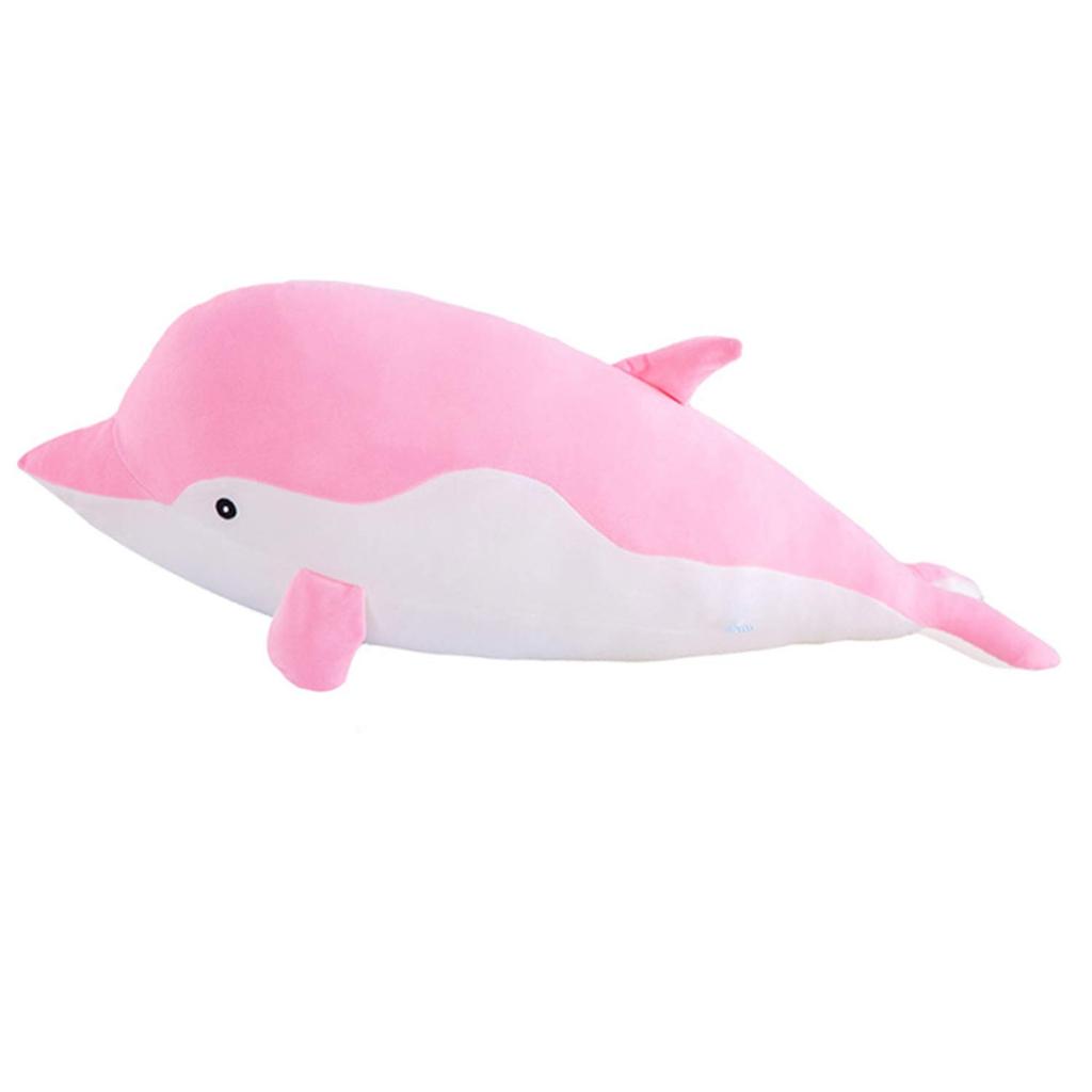 TWDRTDD Plush Dolphin Animal Doll Toy, Dolphin Pillow, Fluffy Cute Cartoon Plush Dolphin Doll, Funny Stuffed Animal, Room Decoration, Birthday Gift,