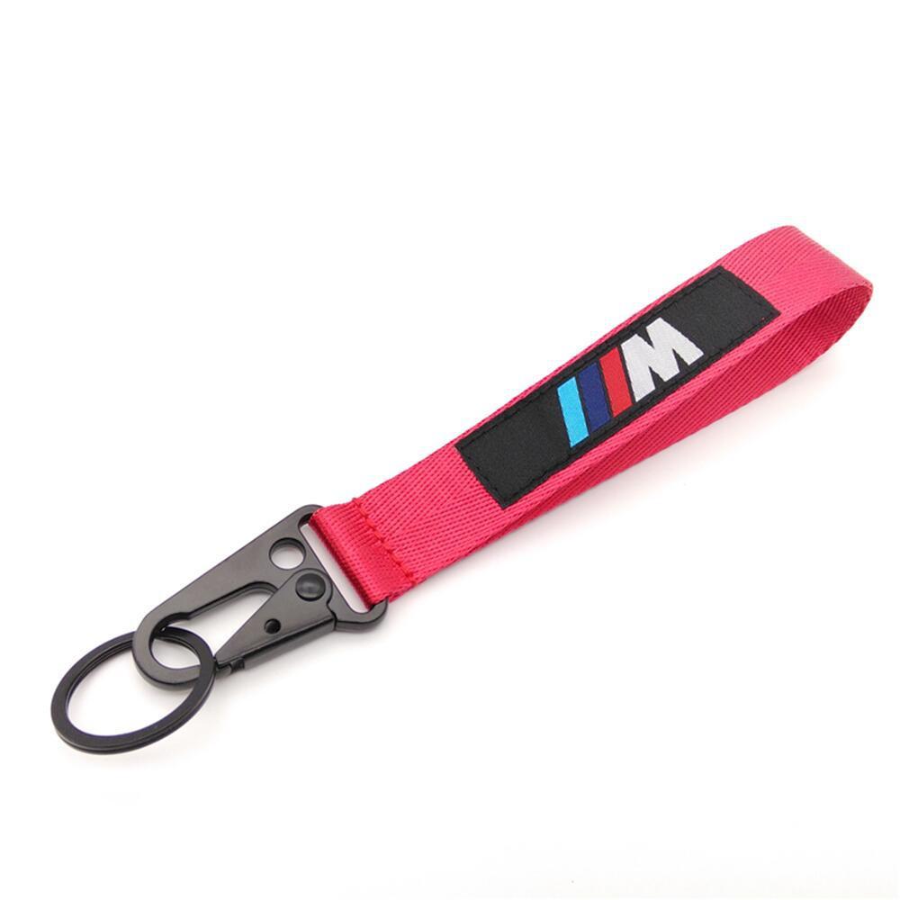 Car Emblem Keychain Rings Nylon Lanyard Pendant Keyring Decoration Gifts For BMW E39 F30 F20 E60 E90 E46 G30 E87 E70 E53 X3 X5 X lcqk69