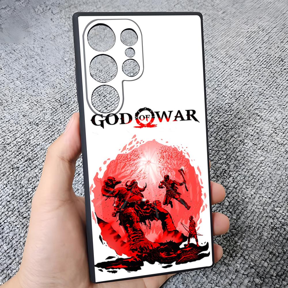 War God Kratos Phone Case For Samsung S25 Edge S24 S23 S22 S21 S20 Ultra Plus Fe Galaxy A54 A53 A34 A25 A16 Cover