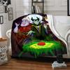Dark Magic Ritual Flannel Blanket Super Soft Warm Cozy Blanket For Sofa Bed Office Travel Allseason Home Decor Gift