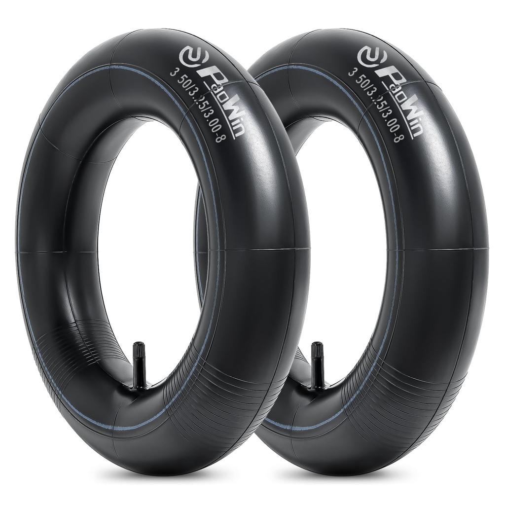 PaoWin 2pcs, 3.50-8 tube, 3.00-8 tube, tire tube 3.50/3.25/3.00-8 valve