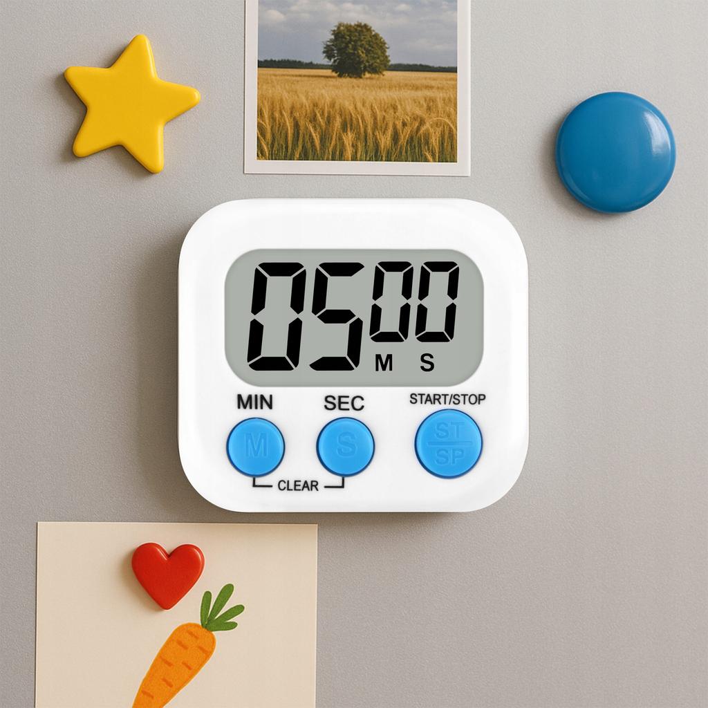 Digital Kitchen Timer With Magnet, Mix