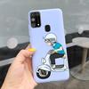 Для Samsung Galaxy M31 Чехол SM-M315F Милый Мультяшный Медведь Расписной Чехол для Телефона Для Samsung M31 M 31 GalaxyM31 Бампер Мягкий Funda