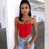 Women's Fashion Sexy Backless Sleeveless Off Shoulder Tops Corset Vest