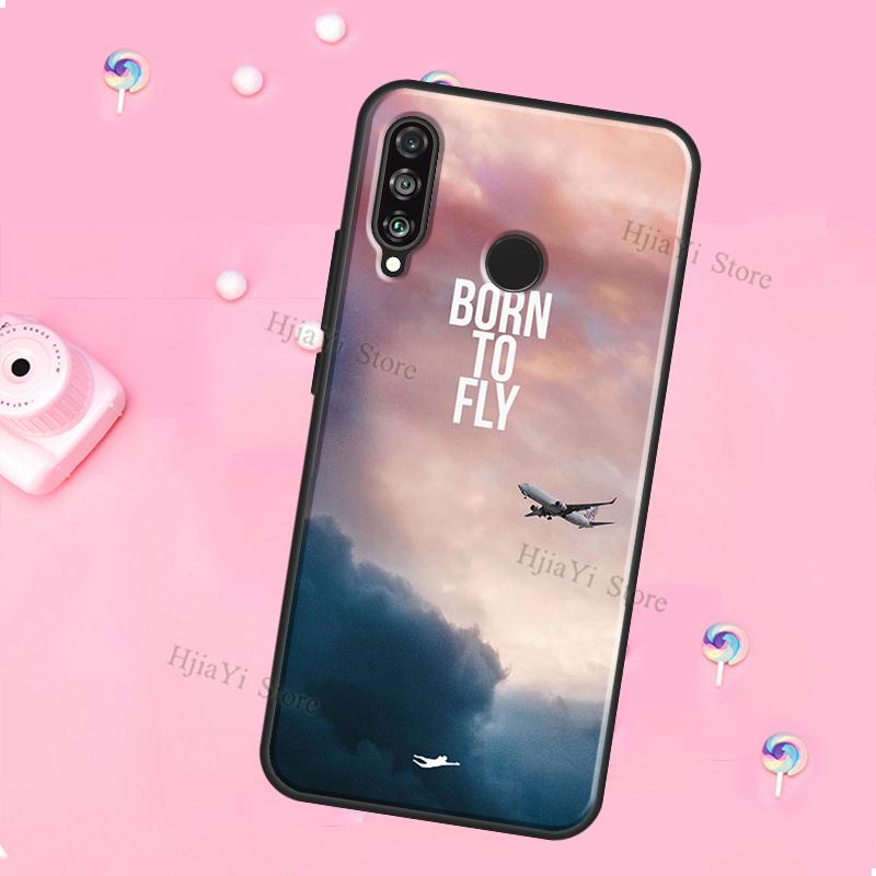 Plane Fly Your Dreams For Huawei Honor Magic 5 Lite X8 X9 X8a X9a 50 70 P20 P30 P40 P50 P60 Pro P Smart 2019 Case
