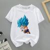 Seven Dragon Ball Shortsleeved Tshirt  Male Super Saiyan Goku Beegita  Childrens  Adults Summer HalfSleeve Shirt