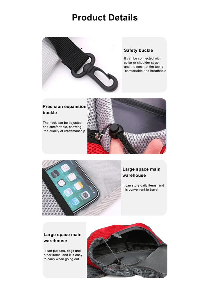 Dog Sling Carrier for Small Dogs Cat Puppy Crossbody Bag Carrier