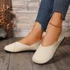 Туфли-лодочки на низком каблуке, осенние новинки, круглый носок, мелкий вырез, мягкая подошва, нескользящие, износостойкие, низкие