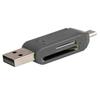2 в 1 USB-кардридер OTG Универсальный микро-USB TF SD-кардридер для ПК-телефона