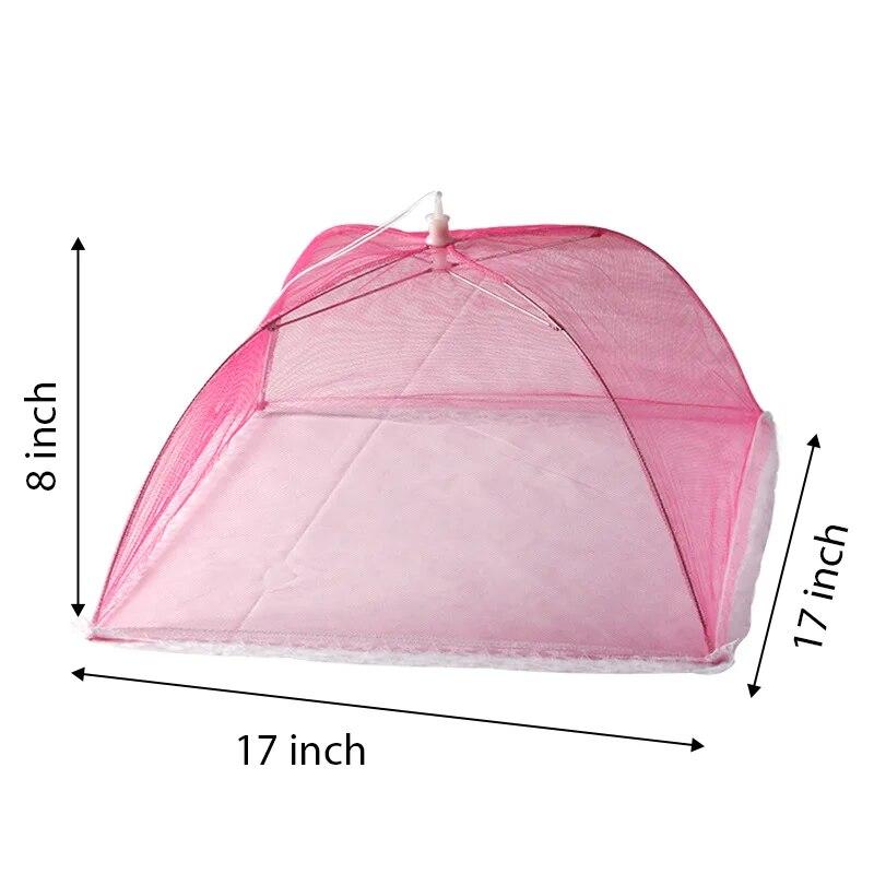 1шт складная сетка для еды, палатка для домашнего стола, еды, овощей, фруктов, зонт, дышащая, защищающая от насекомых, сетка для еды