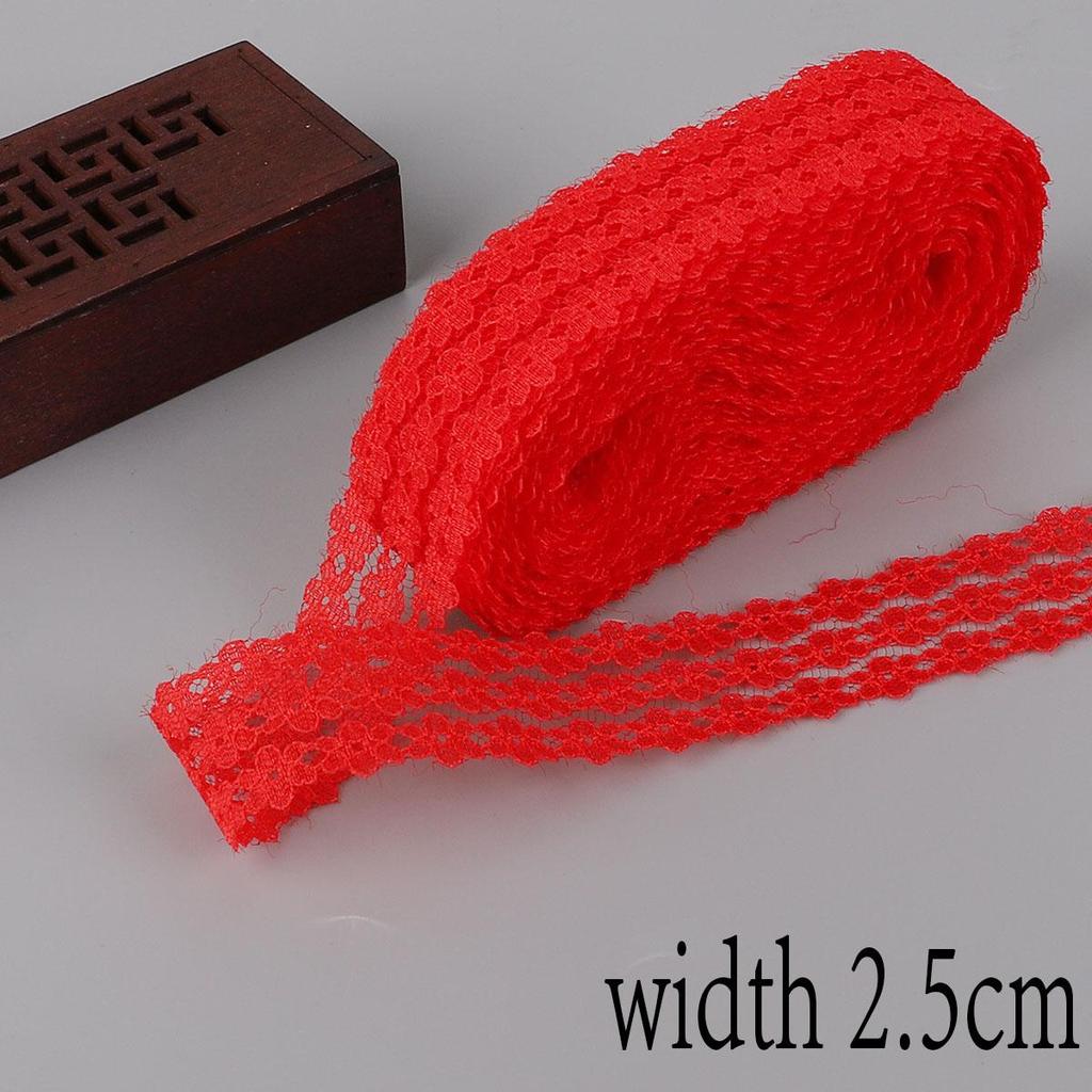 10 ярдов/упаковка 2,5 см неэластичные кружева три ряда сливового кружева DIY серьги ручной работы повязка на голову аксессуары материал