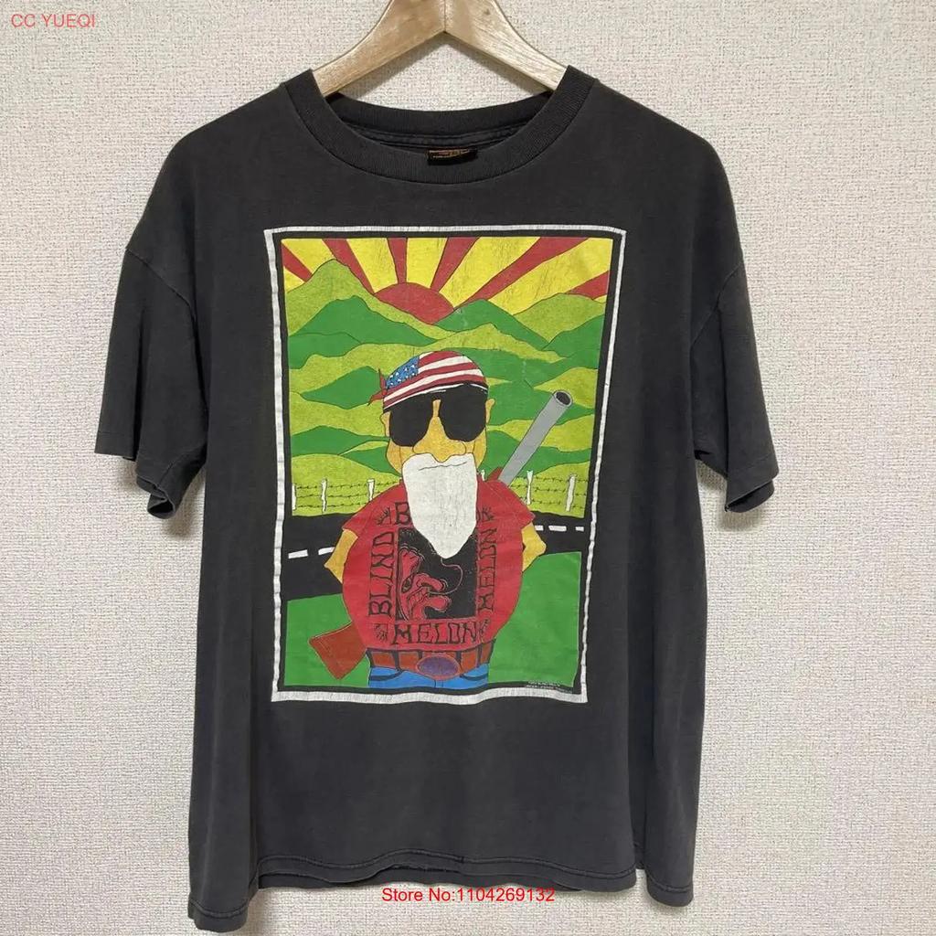 Brockum T Shirt Size L Dark Gray Blind Melon Vintage Unisex Comfortable Streetwear Graphic Fashion Top For Everyday Wear