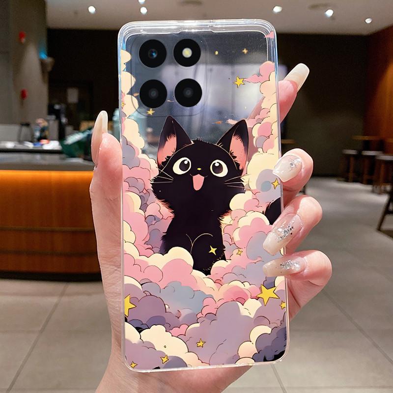 Чехол для Honor X6a Honor X6b X6C Милый Мультяшный Крутой Чехол для Мальчиков Девочек Прозрачный Мягкий Силиконовый Чехол Honor X6C X 6 a X6 B HonorX6a Корпус