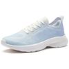 Anta Qiang Pao Three Generation Hydrogen Technology Breathable Lightweight Rebound Low Top Running Shoes Women Running Shoes White Blue 122225540-4