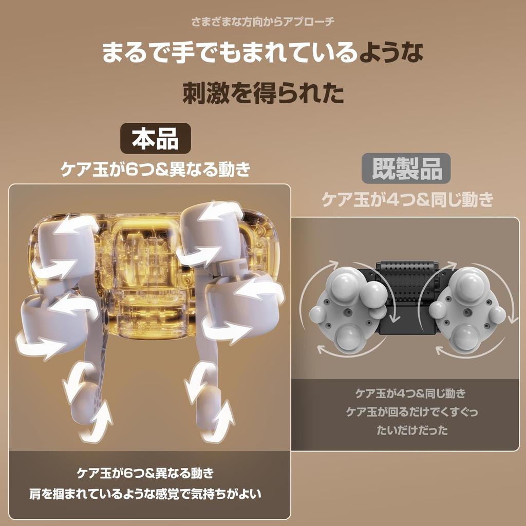 Liaolee Устройство для релаксации шеи, новое поступление 2024 года, функция подогрева, беспроводной USB-перезаряжаемый, регулировка интенсивности, тихий, легкий, регулируемый